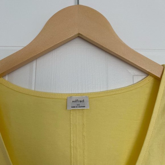 Wilfred Ruched Yellow Dress - Picture 3 of 4